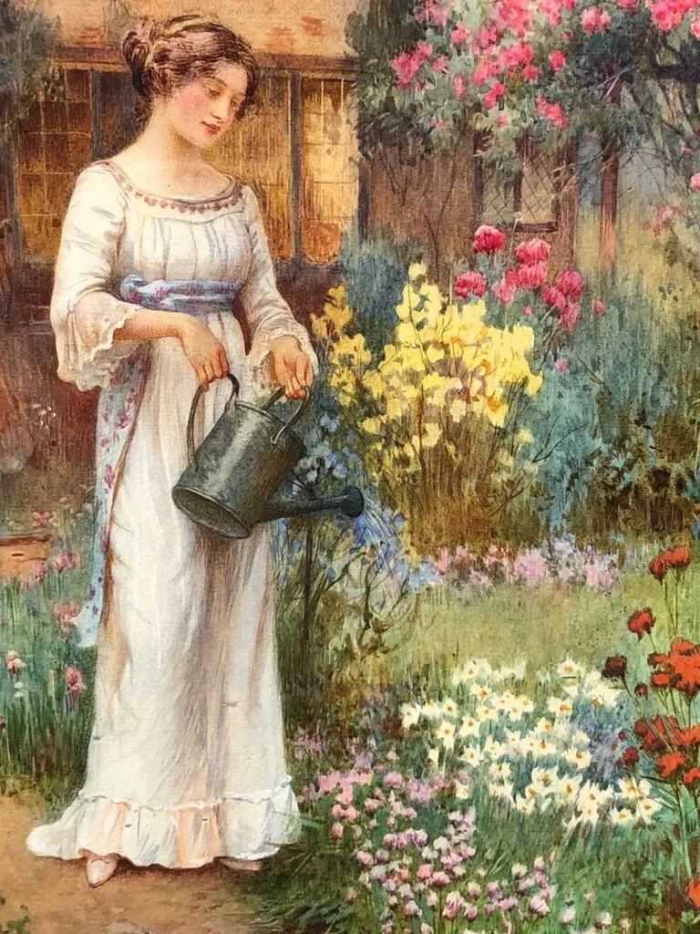 William-Affleck-Watering-the-Garden-1870