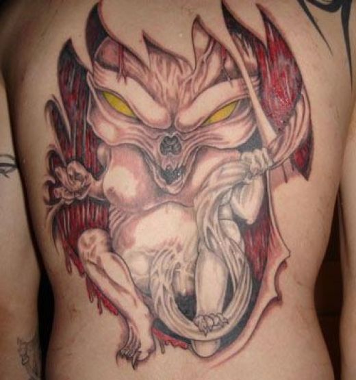 Tattoo Studio Japanese Famous Tattoo: Scary Alien Tattoos