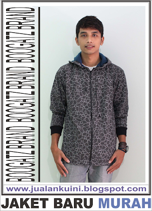 JAKET ABU ABU BERCORAK