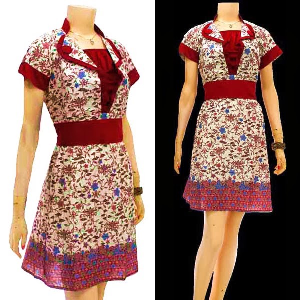 8 Koleksi Model  Dress  Baju  Batik  Terkini Batik  Indonesia