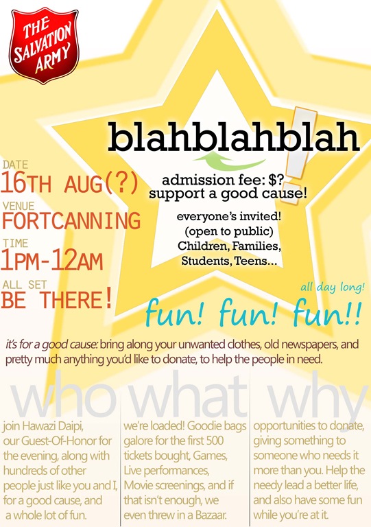 blahblahblah flyer