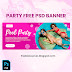 Pool Party Banner Template Free PSD