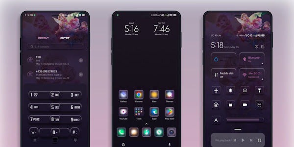FLORAL ELF V12.5  | Awesome Theme For MIUI 12.5 With Dark Mode And Whatsapp Module 