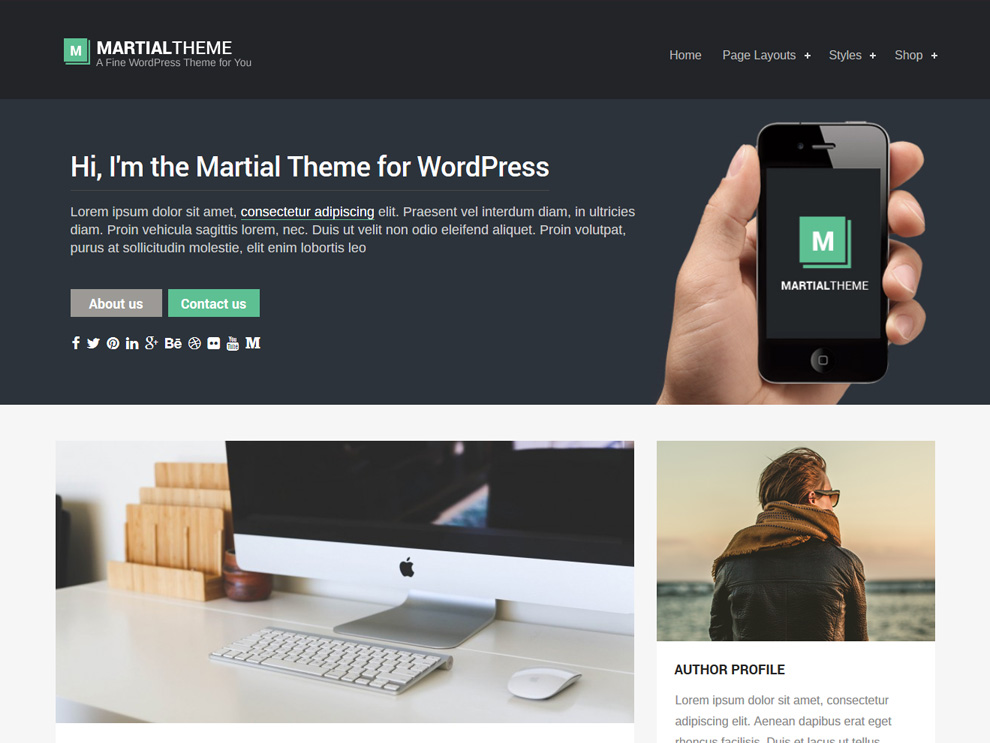 Martial - Theme WordPress làm blog độc đáo, chuyên nghiệp và miễn phí 