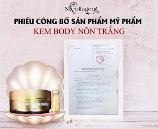 Phiếu công bố sản phẩm Kem Body Nõn N-Collagen