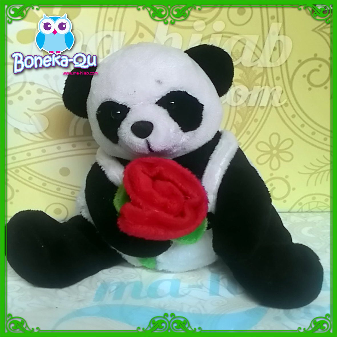Jual Boneka Cantik Lucu Unik Panda BQ 030 MA Hijab
