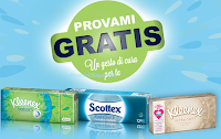 Logo Kleenex e Scottex ti rimborsano la spesa