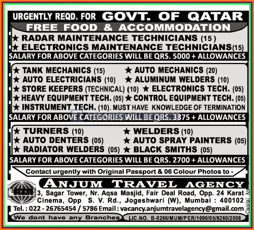 Qatar Recruitment