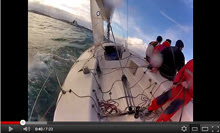 J/80 sailing video off Santander, Spain