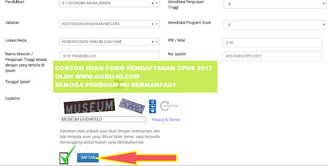  dan instruksi captcha kemudian klik tombol lanjutkan sscn.bkn.go.id 2018 Pendaftaran akun sscn, Login sscn dan Daftar Online CPNS