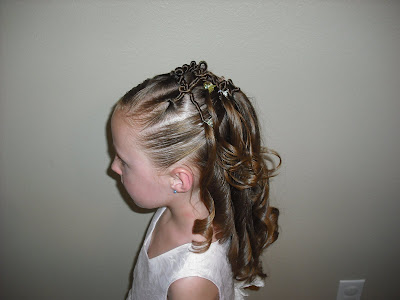 wedding hairstyle What are we doing inside It's summer for heaven's sake