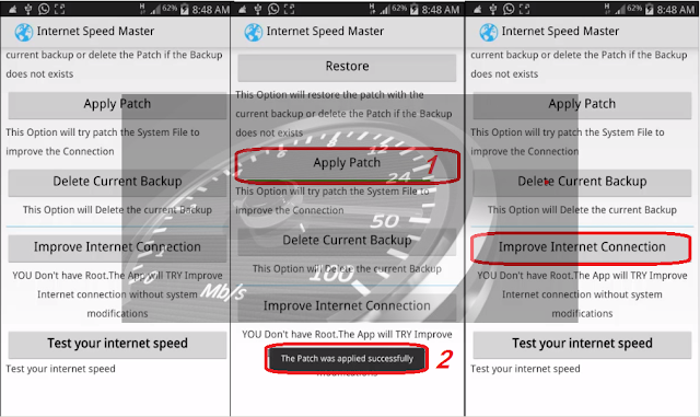 طريقة مضمونة لتسريع الانترنت لهواتف الاندرويد بتطبيق INTERNET SPEED MASTER