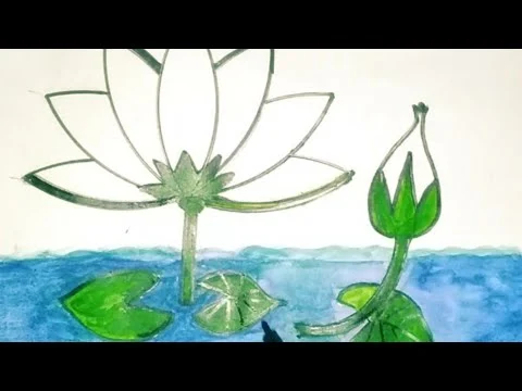 শাপলা ফুলের ছবি আর্ট - শাপলা ফুলের ছবি ফ্রি ডাউনলোড করুন - Shapla flower picture - নিওটেরিক আইটি - NoetericIT.com
