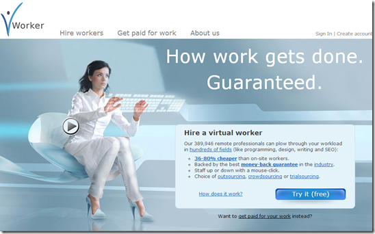 vWorker - 5 Best sites for Freelancers