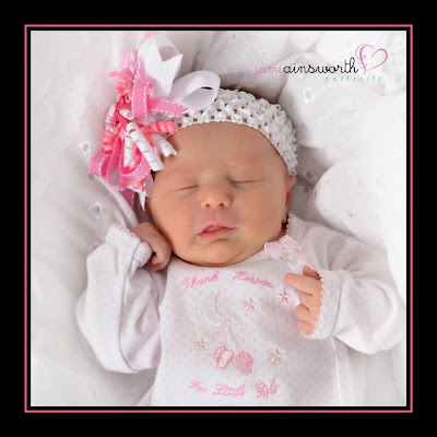 cute newborn baby girl