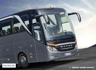  yaitu karoseri asal negara Jerman yang sudah sangat populer di dunia bus Internasional New SETRA TOPCLASS 500 Legendaris baru