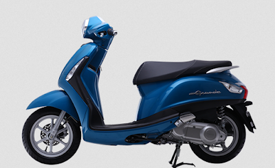 New 2016 Yamaha Nozza Grande 125cc blue side image