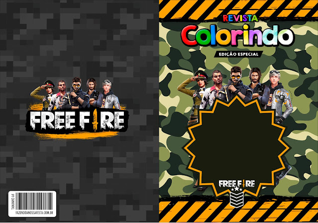 Free Fire: Imprimibles Gratis para Fiestas.