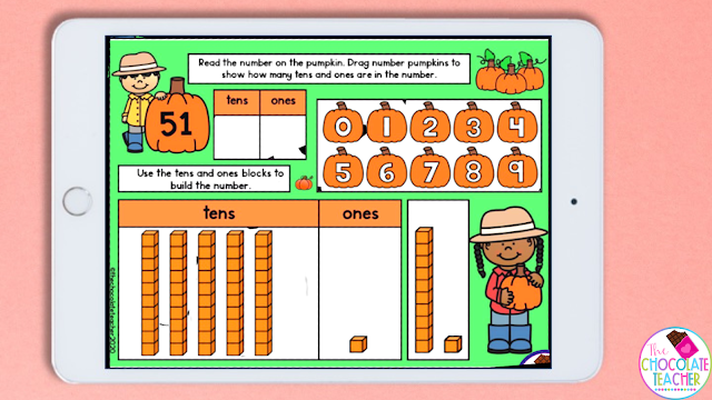 Using technology in the primary classroom with activities like this place value activity will give your students daily opportunities to use technology in meaningful ways.