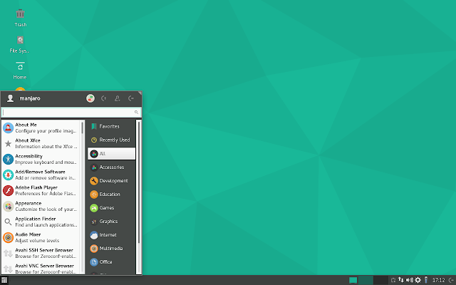 Manjaro 16.06 Xfce Preview