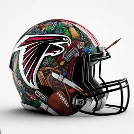 Atlanta Falcons Harry Potter Concept Helmet
