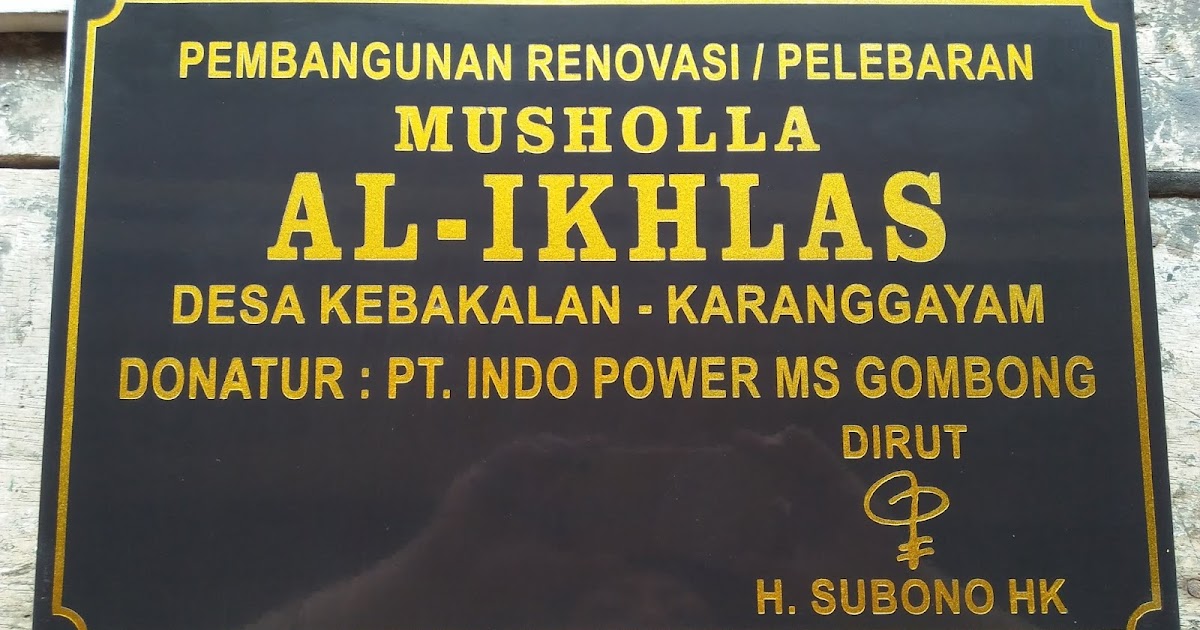 prasasti pembangunan masjid pekanbaru