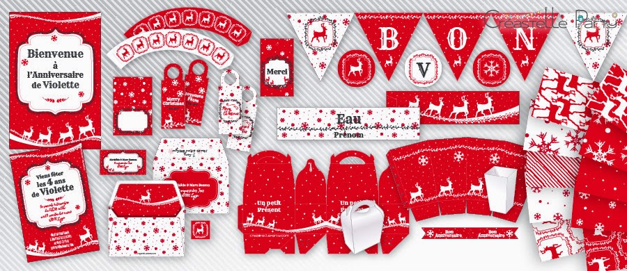 Créastelle Party - White Christmas kit