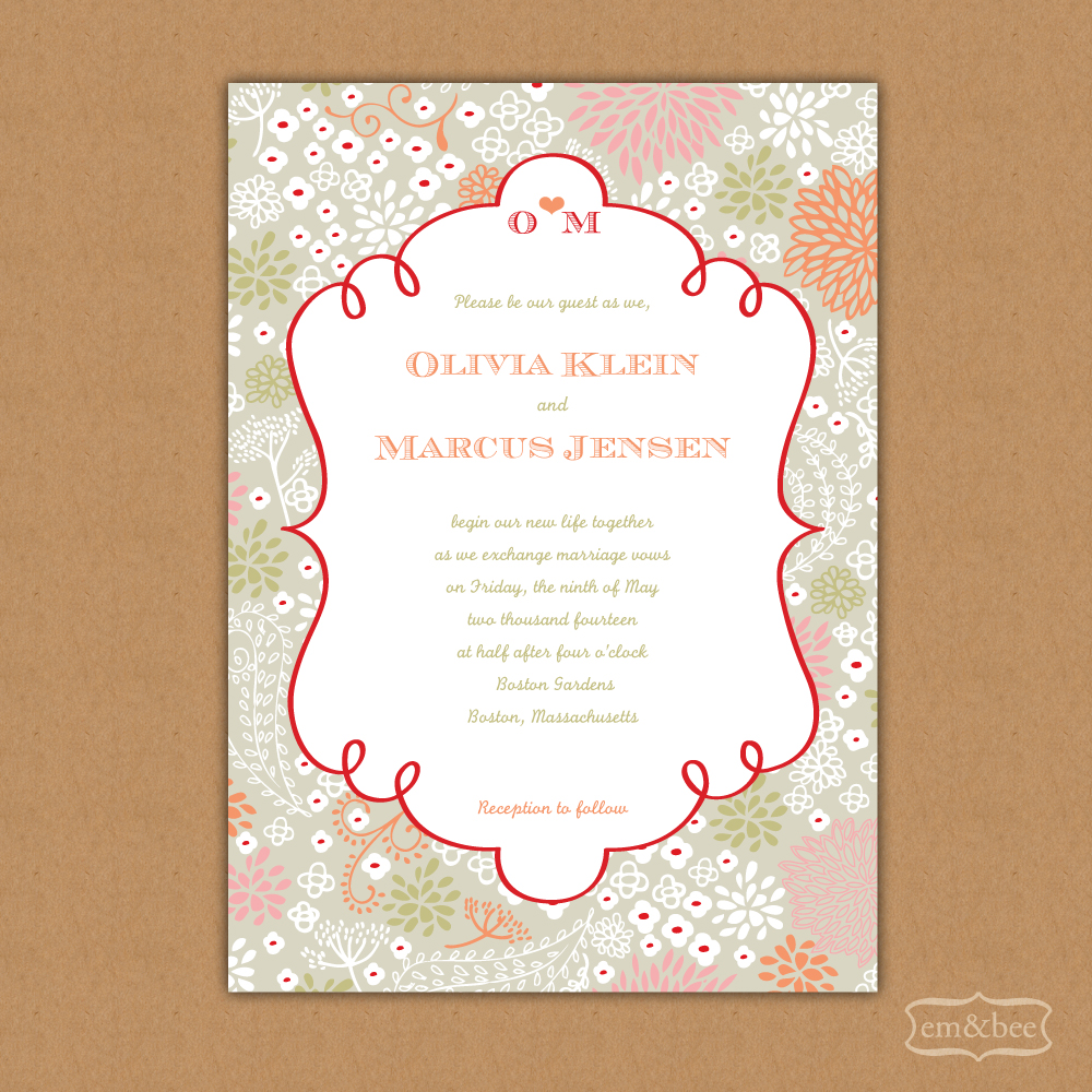 Country Wedding Invitation