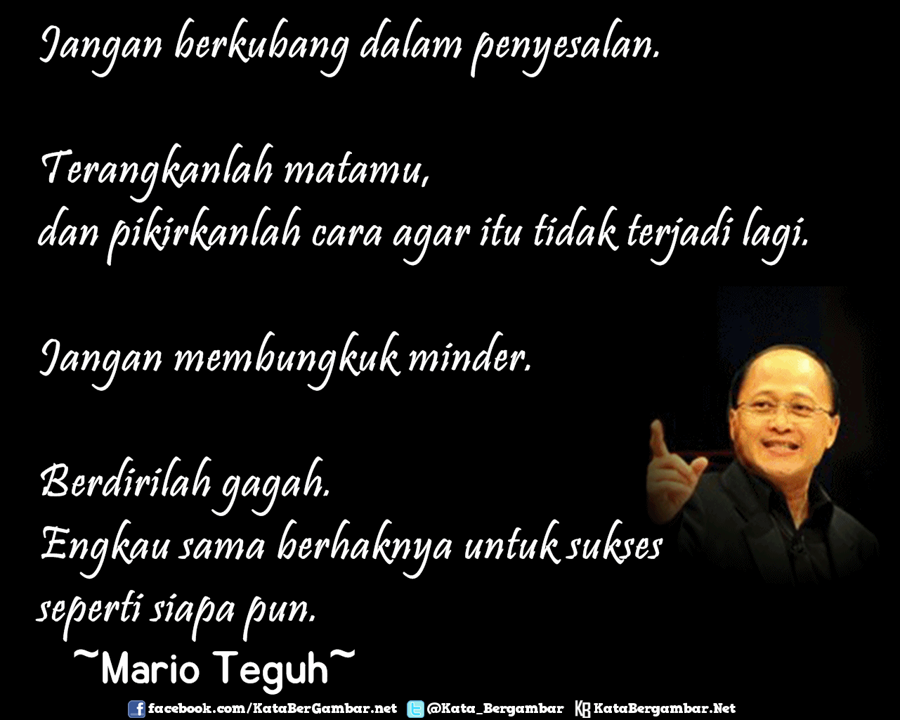  Kata Kata  Bijak  Perjuangan  Mario Teguh Nirumahmala