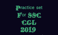 Practice sets of English for SSC CGL 2019