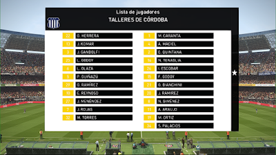 PES 2018 Scoreboard Superliga Argentina by Jimmy99