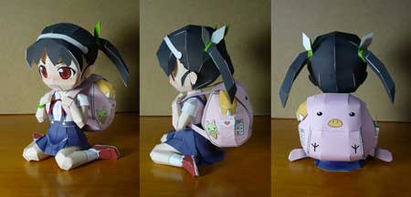 Bakemonogatari - Mayoi Hachikuji Papercraft