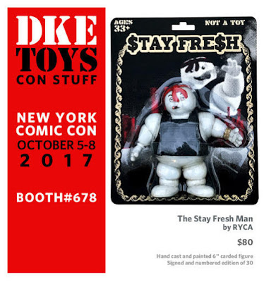 New York Comic Con 2017 Exclusive The Stay Fresh Man Ghostbusters Bootleg Resin Figures by RYCA x DKE Toys