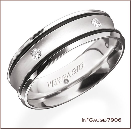 Verragio's Wedding Bands for Men Masculine Flair for the Modern Man