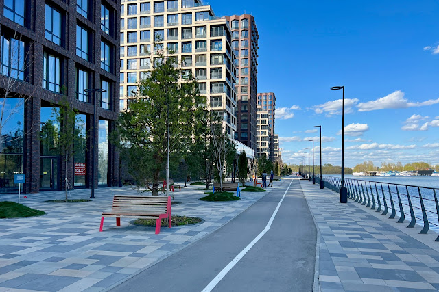 Корабельная улица, территория жилого комплекса «Ривер Парк», набережная, жилые дома 2021 года постройки