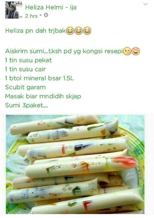 RESEPI AISKRIM SUMI MUDAH DAN SEDAP!!