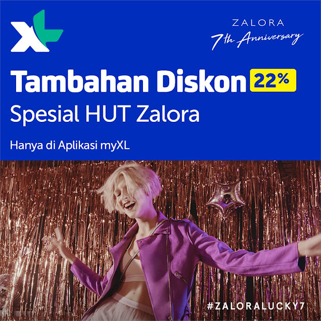 #XL - #Promo Tambahan Diskon Hingga 22% Belanja di Zalora (Cek Aplikasi MyXL)