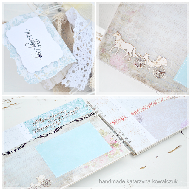 Album Ślubny scrapbooking