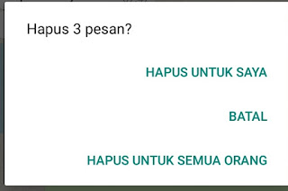 Kita Bisa Memilih Untuk Menghapus Beberapa Pesan Sekaligus