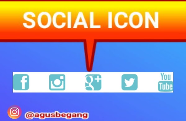 Membuat Social icon Simple Keren
