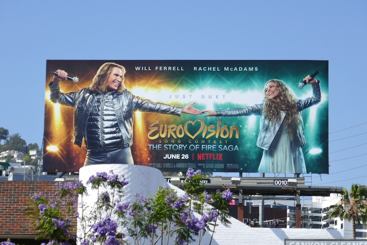 Daily Billboard Eurovision Song Contest The Story Of Fire Saga Movie Billboards Advertising For Movies Tv Fashion Drinks Technology And More