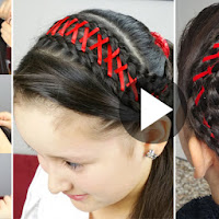 Learn - How To Create Easy Braid Headband Corset Hairstyle, See Tutorial