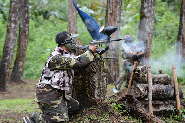 PAKET OUTBOUND BANDUNG | Aktivitas Paintball Cikole Lembang