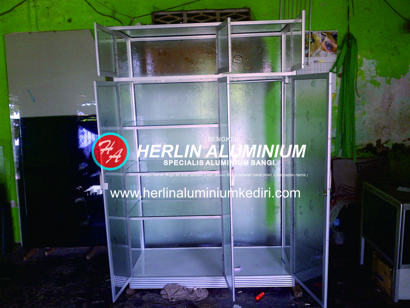 Daftar harga Lemari Pakaian Aluminium di Herlin Aluminium 