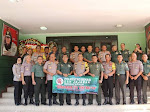Bawa Tumpeng, Polres Bekasi Ucapkan Dirgahayu TNI Di Makorem 051