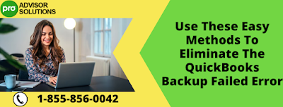 QuickBooks Backup Failed