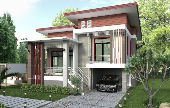 11 Desain rumah modern 2020 dengan split level