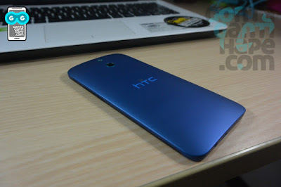 HTC One E8 - bagian belakang, keren!