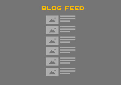blog feed in blogspot