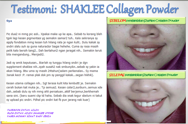 Cantik Dengan Shaklee Collagen Powder